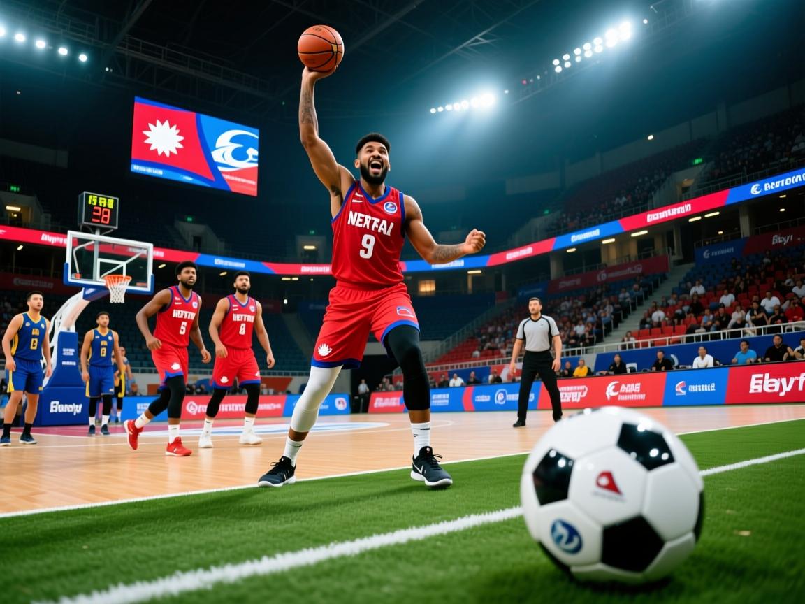 尼泊尔篮球队逆袭成功，力压对手