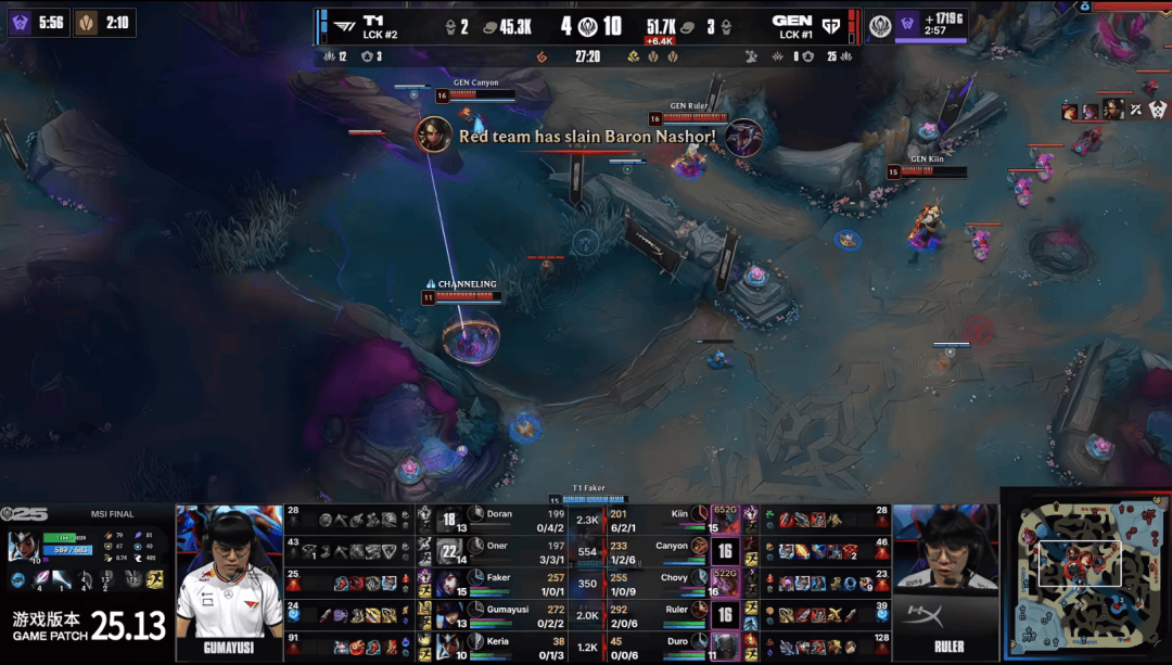 亚美体育-LCK：Bdd阿萝拉绕后失败，Gumayusi炸弹人三杀T1打出3换5的简单介绍